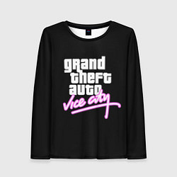 Лонгслив женский GTA VICE CITY, цвет: 3D-принт