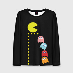 Женский лонгслив Pac-man