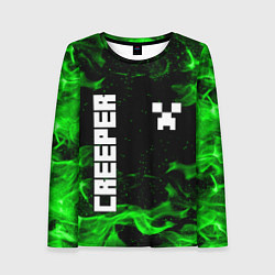 Женский лонгслив MINECRAFT CREEPER