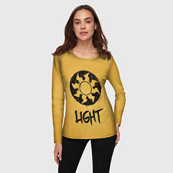 Лонгслив женский Emblems Light, цвет: 3D-принт — фото 2