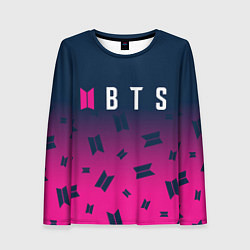 Лонгслив женский BTS БТС, цвет: 3D-принт