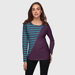 Лонгслив женский Texture, цвет: 3D-принт — фото 2