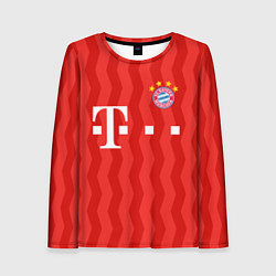 Лонгслив женский FC Bayern Munchen униформа, цвет: 3D-принт