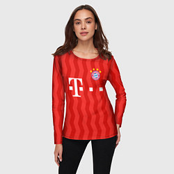 Лонгслив женский FC Bayern Munchen униформа, цвет: 3D-принт — фото 2