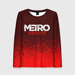 Лонгслив женский METRO EXODUS МЕТРО ИСХОД, цвет: 3D-принт