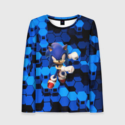 Лонгслив женский Sonic, цвет: 3D-принт