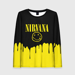 Лонгслив женский Nirvana, цвет: 3D-принт