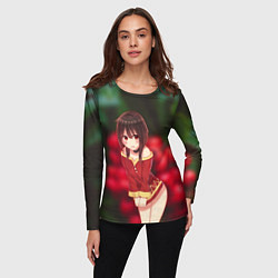 Лонгслив женский Мегумин, цвет: 3D-принт — фото 2