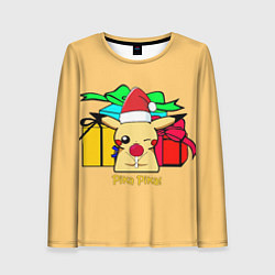 Женский лонгслив New Year Pikachu