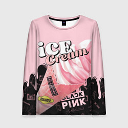 Женский лонгслив BLACKPINK ICE CREAM