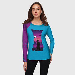 Лонгслив женский Gintama Гинтама, цвет: 3D-принт — фото 2