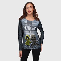 Лонгслив женский LITTLE NIGHTMARES 2, цвет: 3D-принт — фото 2
