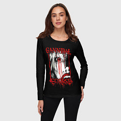 Лонгслив женский Cannibal Corpse 2, цвет: 3D-принт — фото 2