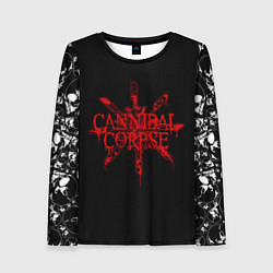 Лонгслив женский Cannibal Corpse, цвет: 3D-принт