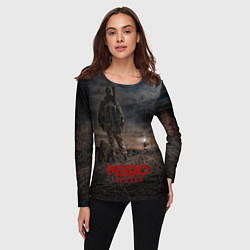 Лонгслив женский Metro одинокий сталкер, цвет: 3D-принт — фото 2