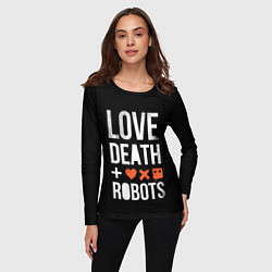 Лонгслив женский Love Death Robots, цвет: 3D-принт — фото 2