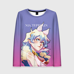 Лонгслив женский Nia Gurren Lagann, цвет: 3D-принт