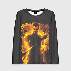 Лонгслив женский Jensen in fire, цвет: 3D-принт