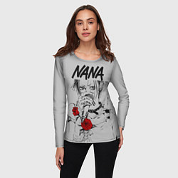 Лонгслив женский NANA, цвет: 3D-принт — фото 2