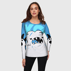 Лонгслив женский SK8 the Infinity Скейт Ланги, цвет: 3D-принт — фото 2