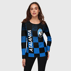 Лонгслив женский FC ATALANTA ФК АТАЛАНТА, цвет: 3D-принт — фото 2