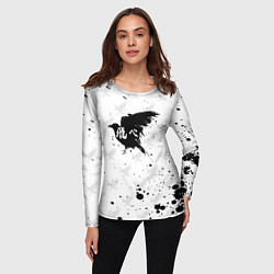 Лонгслив женский Лозунг Карасуно ворон Haikyu!!, цвет: 3D-принт — фото 2