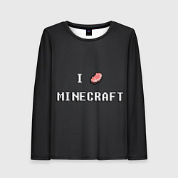 Лонгслив женский Minecraft, цвет: 3D-принт