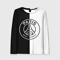 Женский лонгслив ФК ПСЖ PSG BLACK & WHITE