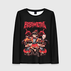 Женский лонгслив Метал малышки в деле