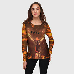 Лонгслив женский Haikyu Волейбол Z, цвет: 3D-принт — фото 2