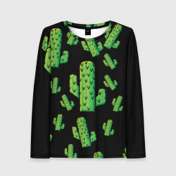 Женский лонгслив Cactus Time - Веселые кактусы