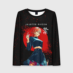 Лонгслив женский Кугисаки Нобара, цвет: 3D-принт