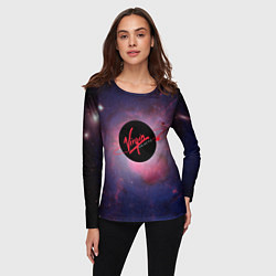 Лонгслив женский Virgin Galactic космос, цвет: 3D-принт — фото 2