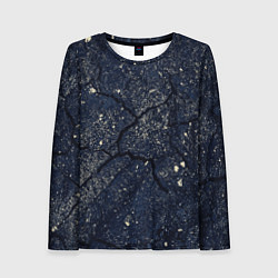 Лонгслив женский Трещинаразлом, цвет: 3D-принт