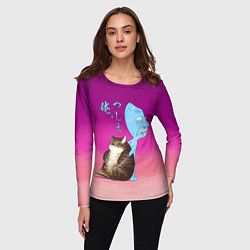 Лонгслив женский Я Цусима, цвет: 3D-принт — фото 2