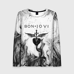 Женский лонгслив BON JOVI HEART СЕРДЦЕ