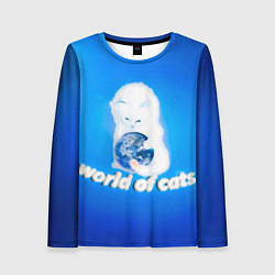 Лонгслив женский World of Cats, цвет: 3D-принт