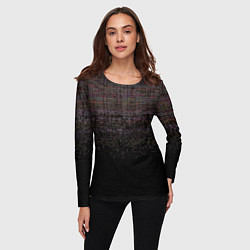 Лонгслив женский Going offline noise, цвет: 3D-принт — фото 2