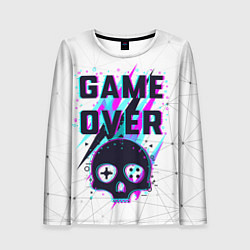 Лонгслив женский Game OVER - NEON 3D, цвет: 3D-принт