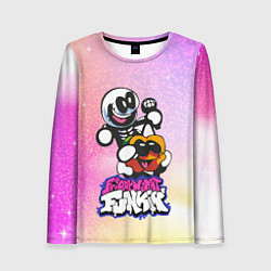 Лонгслив женский Skid and Pump Friday Night Funkin, цвет: 3D-принт