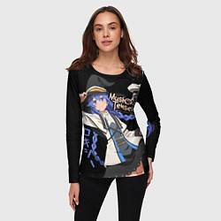 Лонгслив женский Реинкарнация безработного - Рокси Мигурдия, цвет: 3D-принт — фото 2