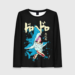 Лонгслив женский DOROHEDORO: Эбису в костюме акулы, цвет: 3D-принт