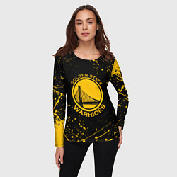 Лонгслив женский GOLDEN STATE WARRIORS? , БРЫЗГИ КРАСОК, цвет: 3D-принт — фото 2