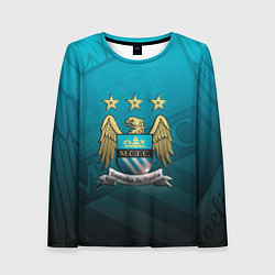 Лонгслив женский Manchester City Teal Themme, цвет: 3D-принт