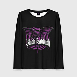 Лонгслив женский Black Sabbat Bat, цвет: 3D-принт