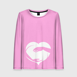 Лонгслив женский Объятие, цвет: 3D-принт