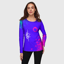 Лонгслив женский Stray: Acid Paints, цвет: 3D-принт — фото 2