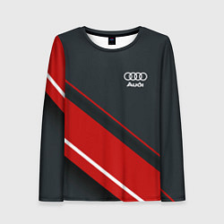 Лонгслив женский Audi sport red, цвет: 3D-принт