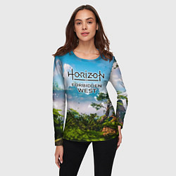 Лонгслив женский Horizon Forbidden West Хоризон Запретный Запад, цвет: 3D-принт — фото 2