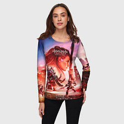 Лонгслив женский Horizon Forbidden West game poster, цвет: 3D-принт — фото 2